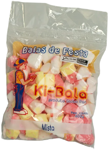 Pacote de balas de festa Ki-Bala sabor mista