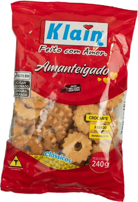 Pacote de biscoito amanteigado