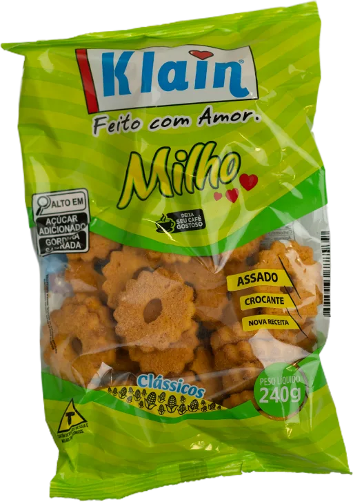 Pacote de biscoito de milho