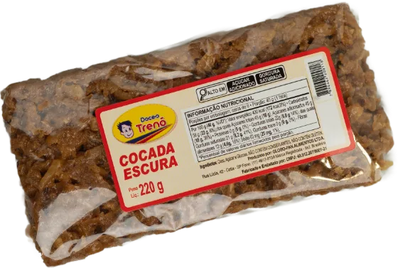 Barra de cocada escura